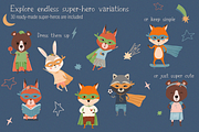 Super-Hero Creator - forest animals, an Animal Illustration by PenguinArtStudio (Thumbnail 3 of 9)
