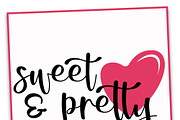 Sweet & Preety Handlettering Font, a Handwritten Font by Graphix Line Studio (Thumbnail 3 of 9)