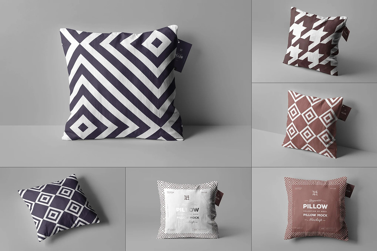 Pillow Mock-up, a Product Mockup by zippypixelstudio (Photo 1 of 15)