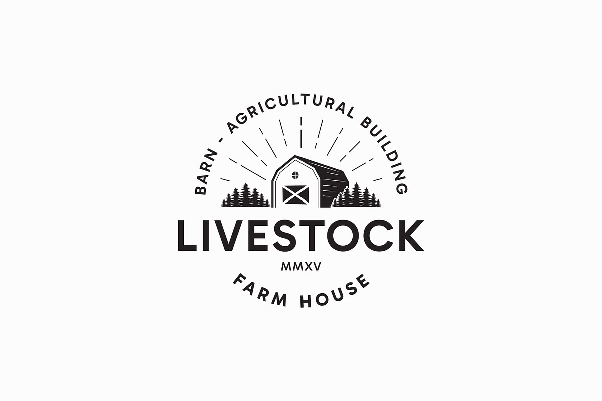 Livestock Logo Barn Agricultural, a Branding & Logo Template by Signatoro