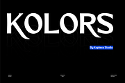 Kolors Modern Aesthetic Font, a Font by Koplexs Studio (Thumbnail 1 of 12)