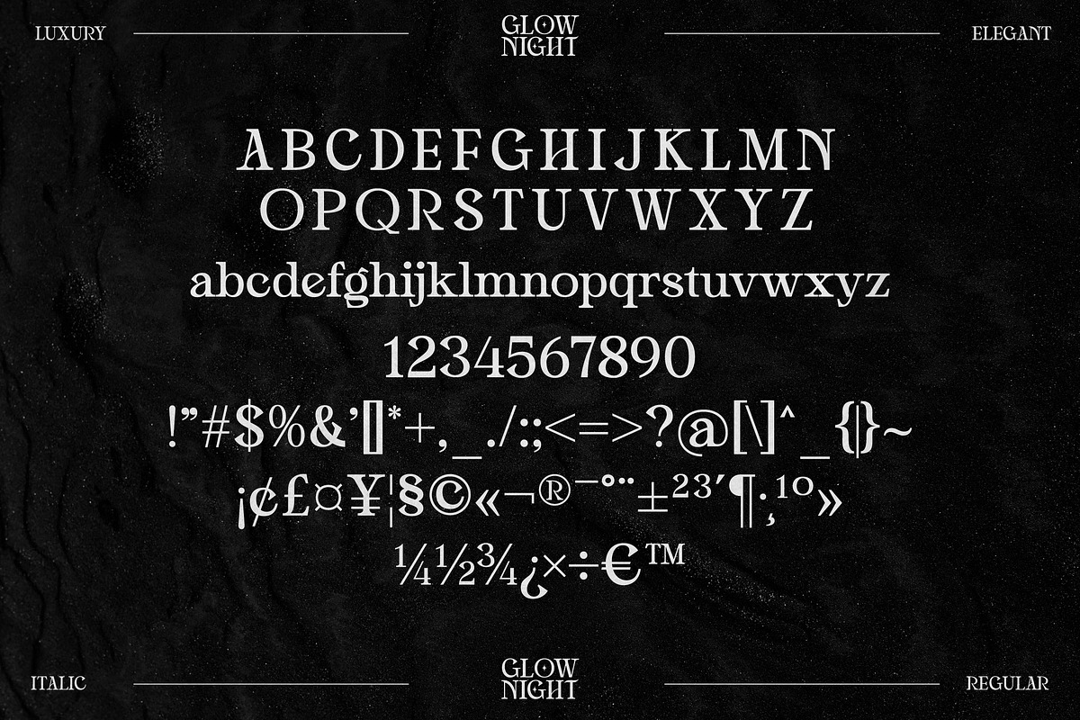 Glow Night Stylish Serif Font, a Serif Font by Storytype Studio (Photo 12 of 16)