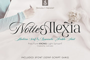 Notte Alexia, a Script Font by joelmaker (Thumbnail 2 of 25)