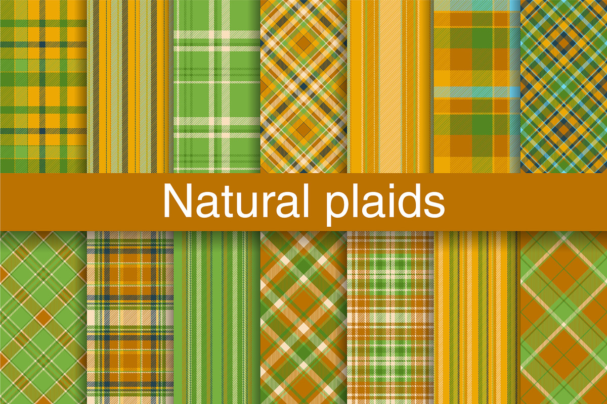 #89 Plaid Pattern in Nature Green, a Pattern Graphic by Plaid4You (Photo 1 of 9)
