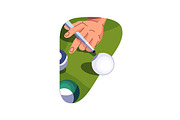 People play pool at billiard table, a Sport Illustration by PaperTrident (Thumbnail 7 of 8)