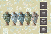 POWDER HERBARIUM, a Pattern Graphic by rumacorakstudio (Thumbnail 6 of 6)