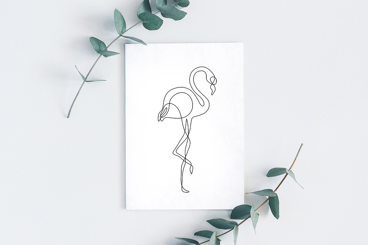 One Line Art Print, an Animal Illustration by Anastasiia_Dzhioeva (Photo 6 of 7)