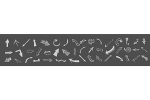 Set of arrows vector illustration, an Object Illustration by Nenahliadava Design