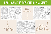 Garden coloring activity placemats, an Education Illustration by Lexi Claus (Thumbnail 5 of 6)