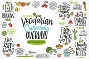 Vegan&Vegetarian Overlays, an Animal Illustration by Nina's Illustration Shop (Thumbnail 2 of 9)
