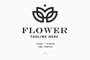 Flower - Premium Logo Template, a Branding & Logo Template by Minimalist Logos (Thumbnail 1 of 7)