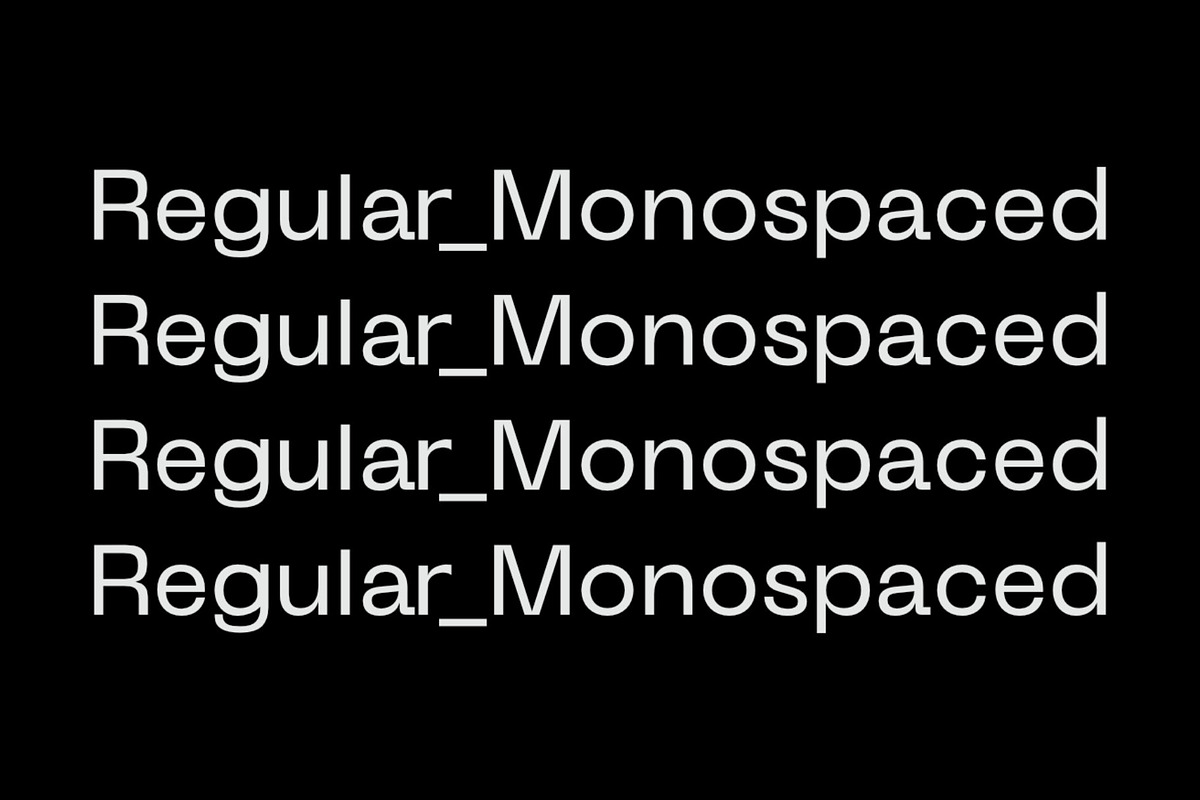 ID Clarwe Mono - Futuristic, Techno, a Sans Serif Font by EKAUNIK DZ (Photo 2 of 8)