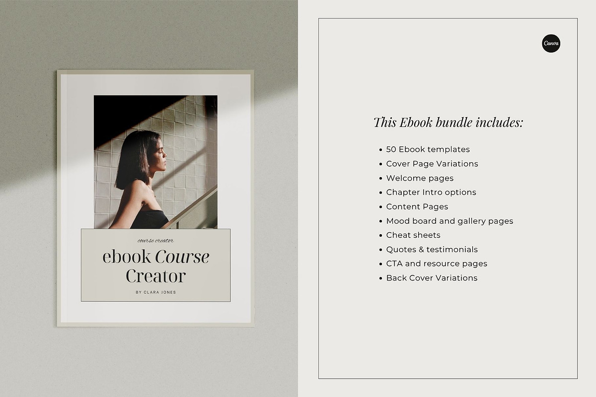 CLARA Course Ebook Canva Template preview 2