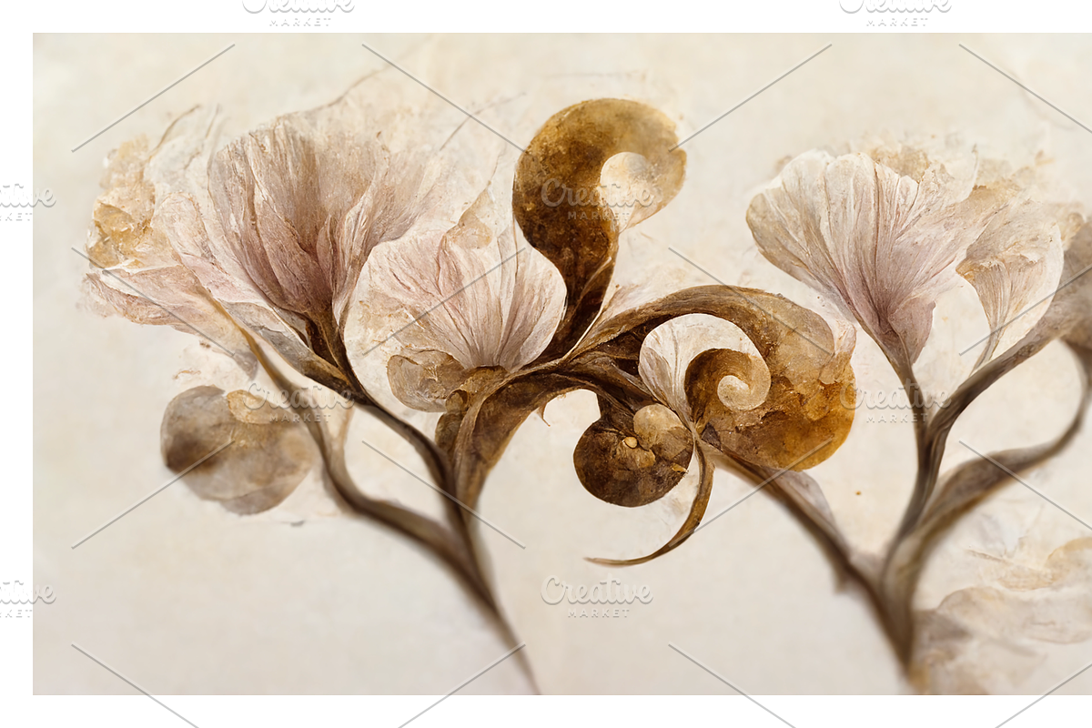 Deli (2) Collection · Textured Bloom, a Decorative Illustration by milatovar (Photo 14 of 16)