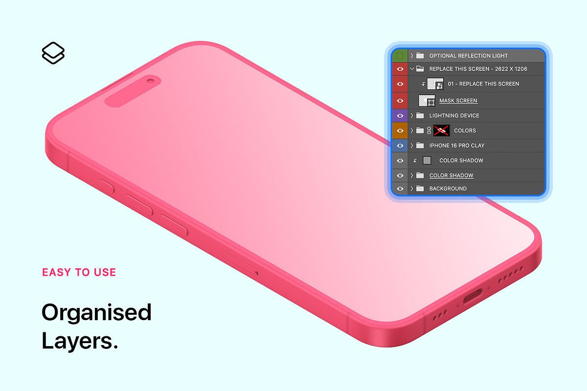 iPhone 16 Pro Clay - 24 Mockups, an iPhone Mockup by Asylab (Photo 6 of 58)