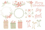 Pastel Christmas Wreaths & Patterns, an Illustration by Amanda Ilkov (Thumbnail 3 of 5)