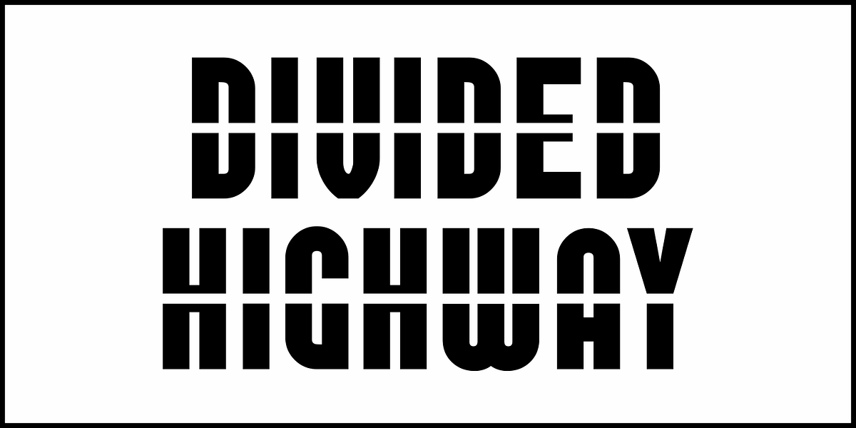 Divided Highway JNL, a Sans Serif Font by Jeff Levine Fonts (Photo 2 of 5)