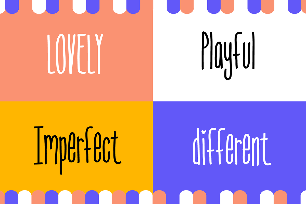 Yuyis - Handmade font, a Font by Macaroni Mayhem (Photo 4 of 4)