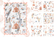 Cute Circus Watercolor Clipart Set, an Animal Illustration by LenArt (Thumbnail 12 of 18)