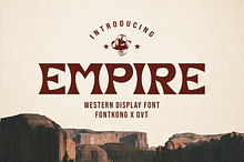 Empire - Western Display Font