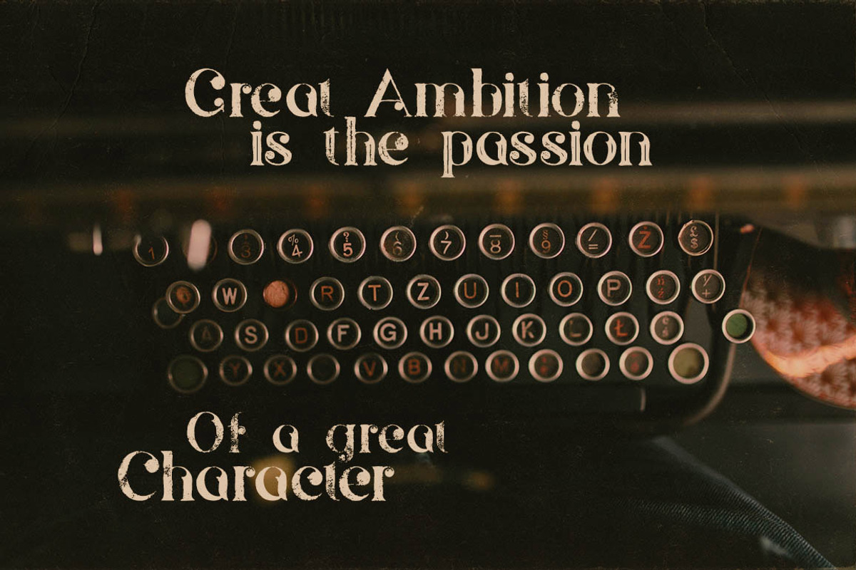 Hurley - Vintage Style Font preview 3