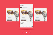 podcast  banner for social media, a Social Media Template by graphic bakers (Thumbnail 2 of 3)