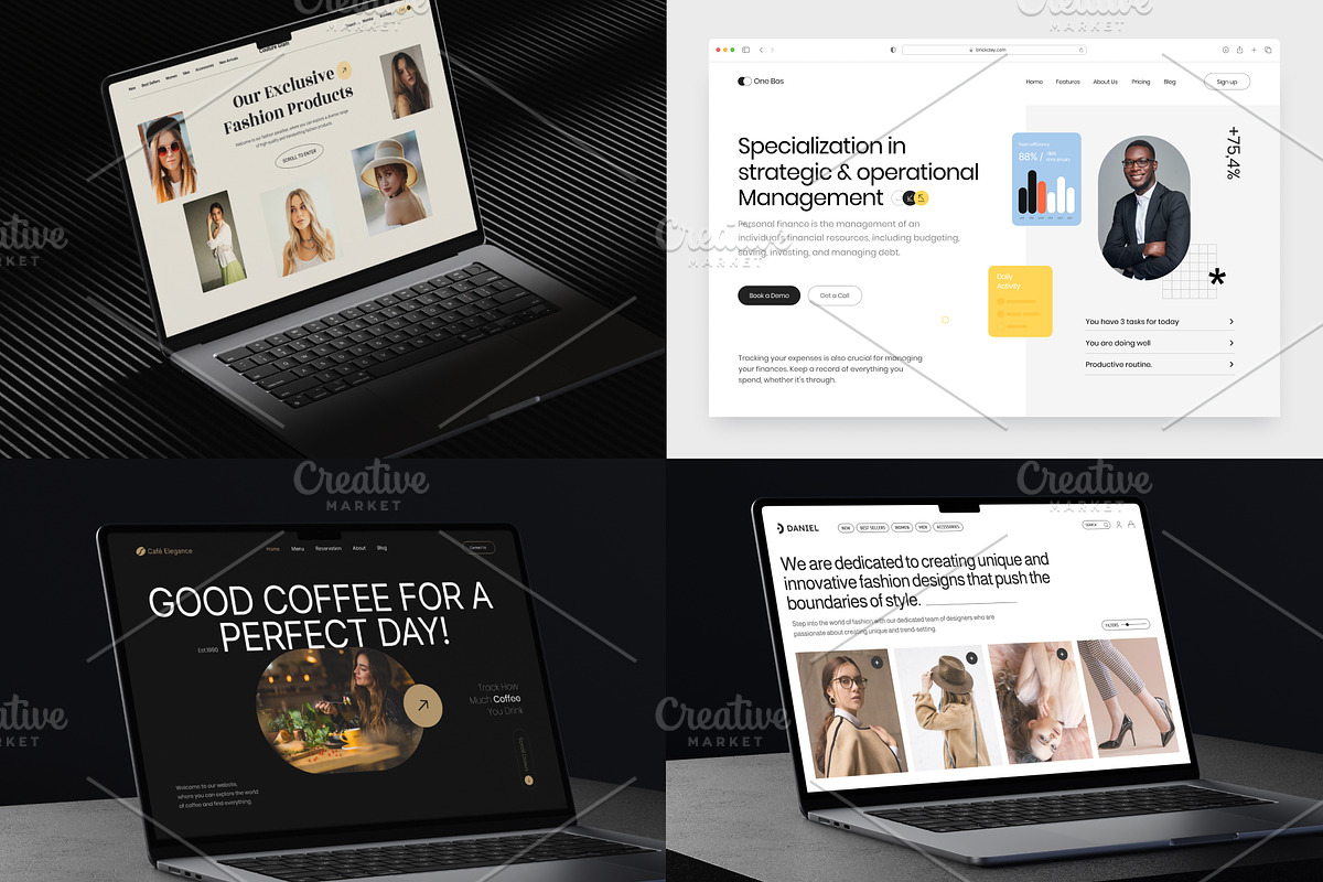 80 Hero Header Designs, a Websites & App Template by Brickclay (Photo 2 of 9)