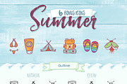 Summer Hand Drawn Icons Family, an Icon by Good Stuff No Nonsense (Thumbnail 5 of 7)