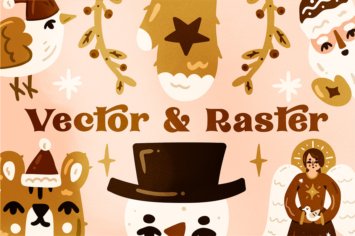 Christmas Collection — Gingerbread, an Animal Illustration by adwintash (Photo 12 of 18)