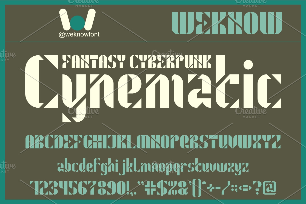 Robot life font, a Sans Serif Font by weknow (Photo 4 of 8)