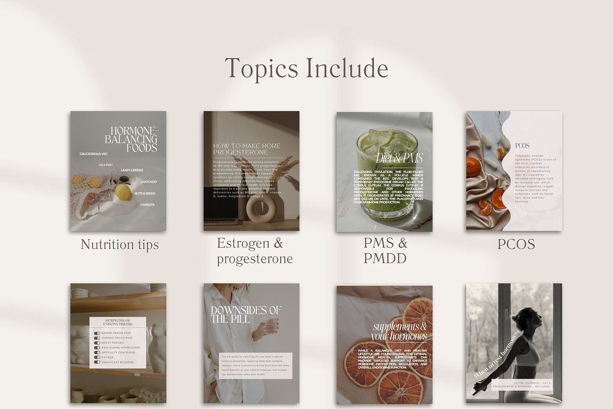 Hormone Instagram Posts Canva preview 6