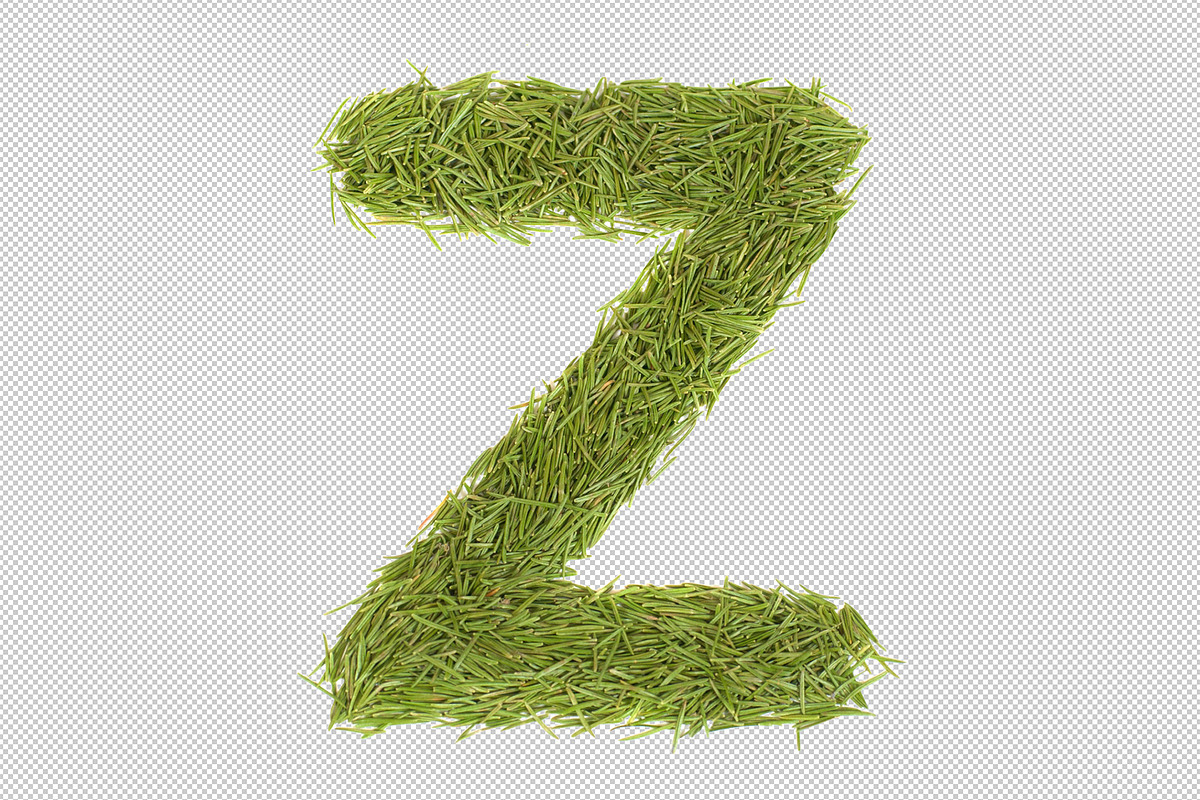 Green font alphabet A-Z preview 5