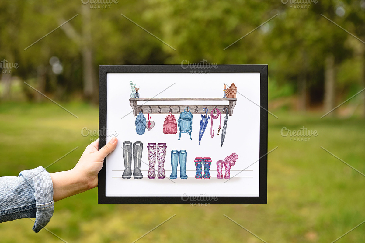 Family Print Scene Creator, an Object Illustration by BarvArt (Photo 2 of 7)