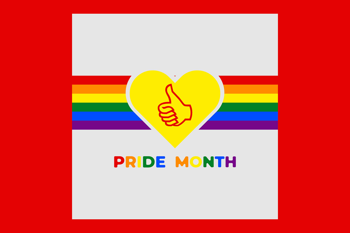Pride Month Design, a Seasonal Illustration by Lakhan1998 (Photo 5 of 7)