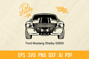 Classic Car SVG - Muscle Car SVG