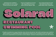 Fulcher 3D, a Sans Serif Font by Craft Supply Co. (Thumbnail 5 of 8)