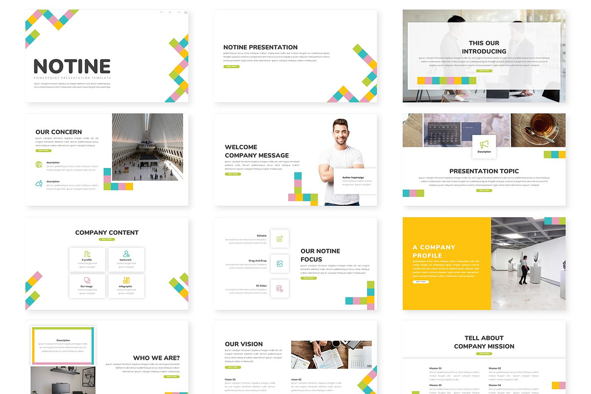 Notine - Powerpoint Template, a Presentation Template by inspirasign (Photo 2 of 4)