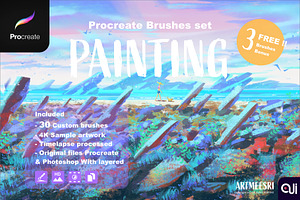 Procreate Brushes set : Painting