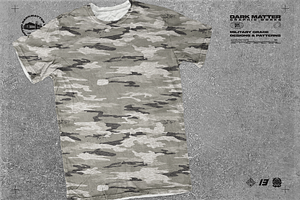 Seamless Japanese Camouflage Pattern