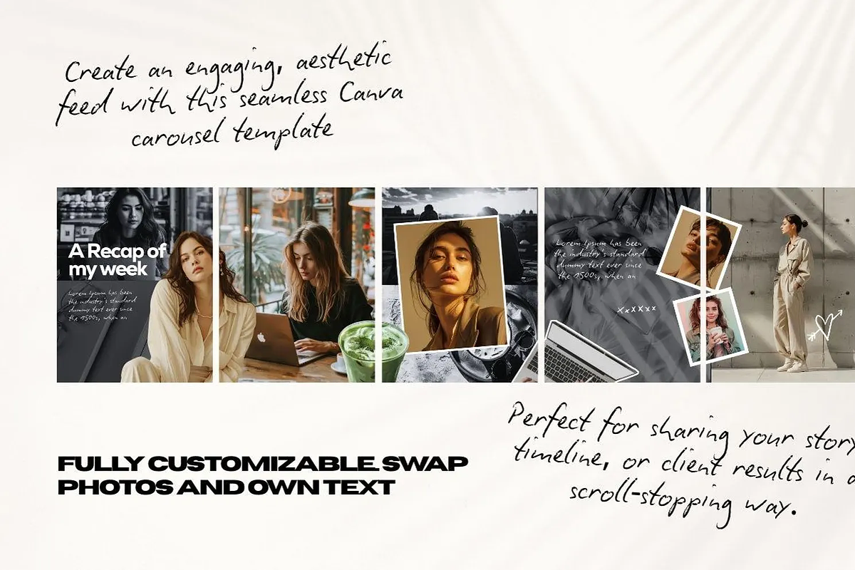 Canva Carousel Instagram Templates, a Graphic by JOA CREATIVE LAB (Photo 3 of 7)