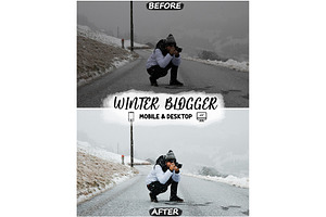 10 Winter Blogger Lightroom Presets