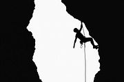 Mountain Climber Silhouette Set, an Illustration by Amazin_art (Thumbnail 10 of 21)
