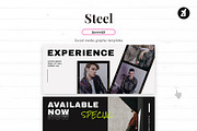 Steel Social media template, a Social Media Template by Chanut is industries (Thumbnail 8 of 11)