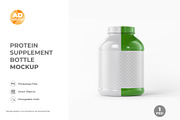 Protein Jar Bottle Mockup (1PSD), a Packaging Mockup by Adstart (Thumbnail 2 of 5)