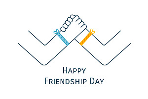 Two hands clasped in homie handshake, a Person Illustration by sceptical cactus