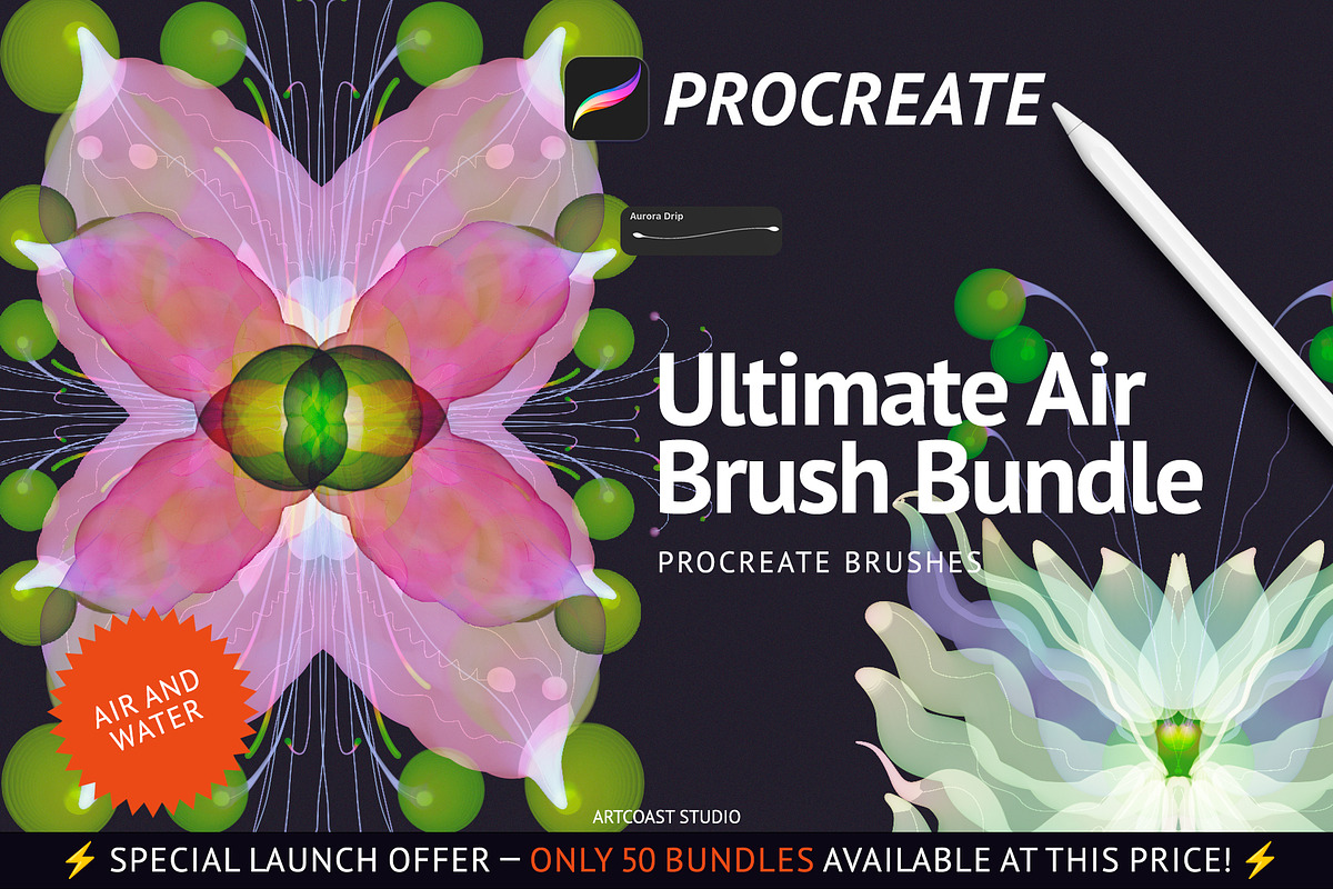 Ultimate Air Brush Bundle, a Brush Add-On by Spasibenko Art (Photo 9 of 15)