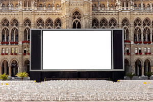 Empty outdoor movie theater, an Arts & Entertainment Photo by BOOCYS