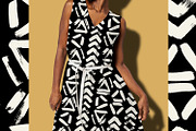 Dark Brush Painted Tribal, a Wallpaper Graphic by MalyskaStudio (Thumbnail 9 of 16)