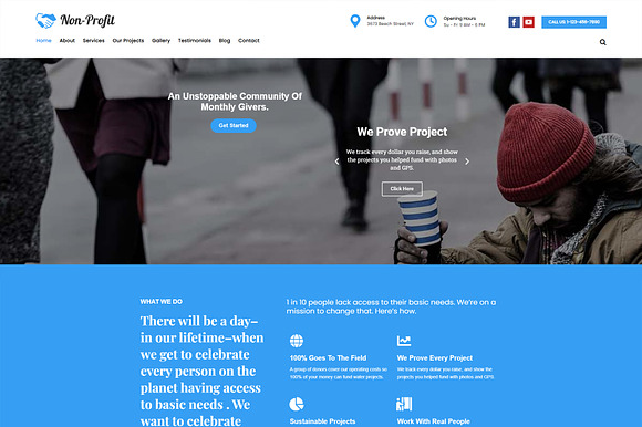 Non-Profit WordPress Theme preview 6