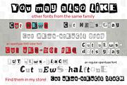 Cut News Stencil Black regular font, a Blackletter Font by Zimages (Thumbnail 6 of 7)